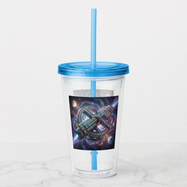 Verre En Acrylique Chemin Stellaire – Voyage à travers l'univers´8 (Devant)