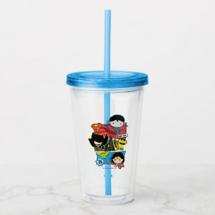 Verre En Acrylique Chibi Heroes Ready For Action!