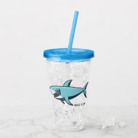 Chiffre de nom personnalisé cool Shark