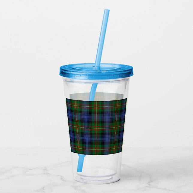 Verre En Acrylique Clan MacLaren Tartan Plaid (Dos)
