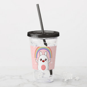 Verre En Acrylique Clipart arc-en-ciel de Kawaii
