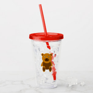 Verre En Acrylique Clipart Brown de nounours