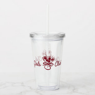 Verre En Acrylique Club des Filles