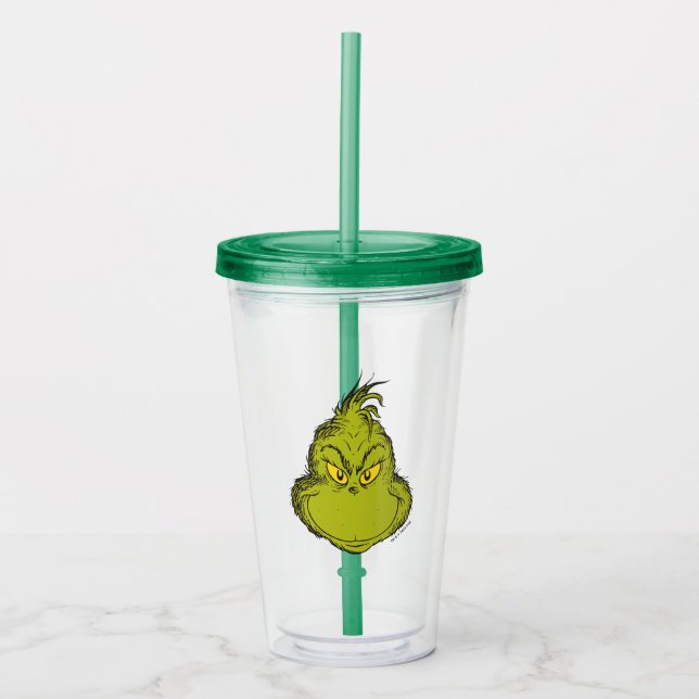 Verre En Acrylique Comment le Grinch a volé Noël Grinch Classique (Devant)