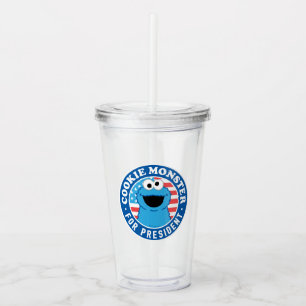 Verre En Acrylique Cookie Monster pour le président