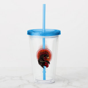 Verre En Acrylique Coq de boîte