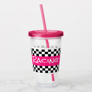 Verre En Acrylique Coupe Dames Rose Racing