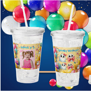 Verre En Acrylique Coupe Pastel Fantôme Acrylique Tumbler Anniversair