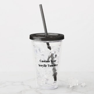 Verre En Acrylique Créez votre propre personnalisation simple 16oz,