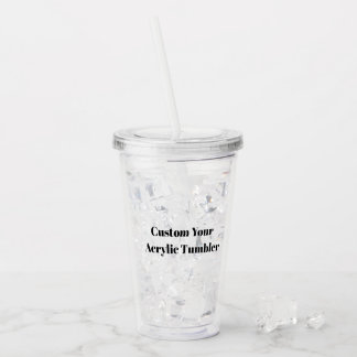 Verre En Acrylique Créez votre propre simple