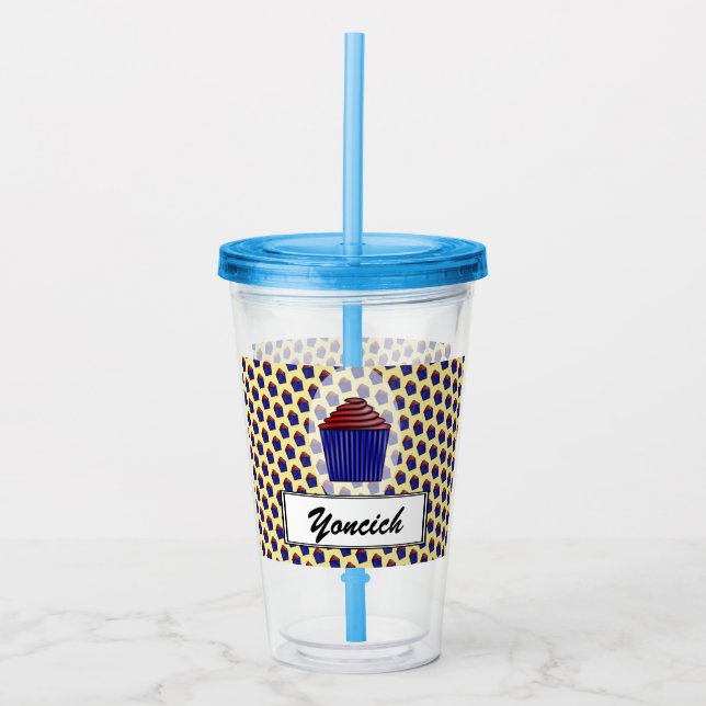 Verre En Acrylique Cupcake par Kenneth Yoncich (Devant)
