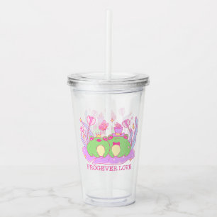 Verre En Acrylique Cute Frog - Frogever Love