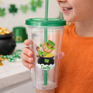 Verre En Acrylique Cute Leprechun