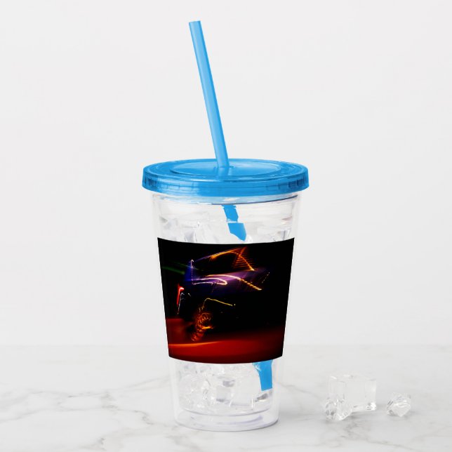Verre En Acrylique danse de voiture violette (Devant glace)