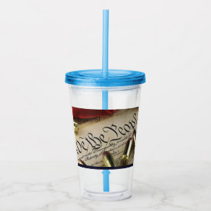 Verre En Acrylique Déclaration d'indépendance