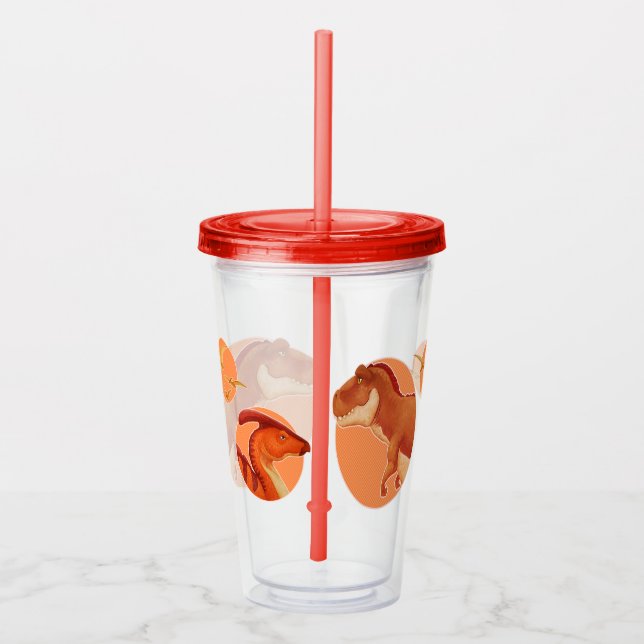 Verre En Acrylique Dino Tumbler (Droite)