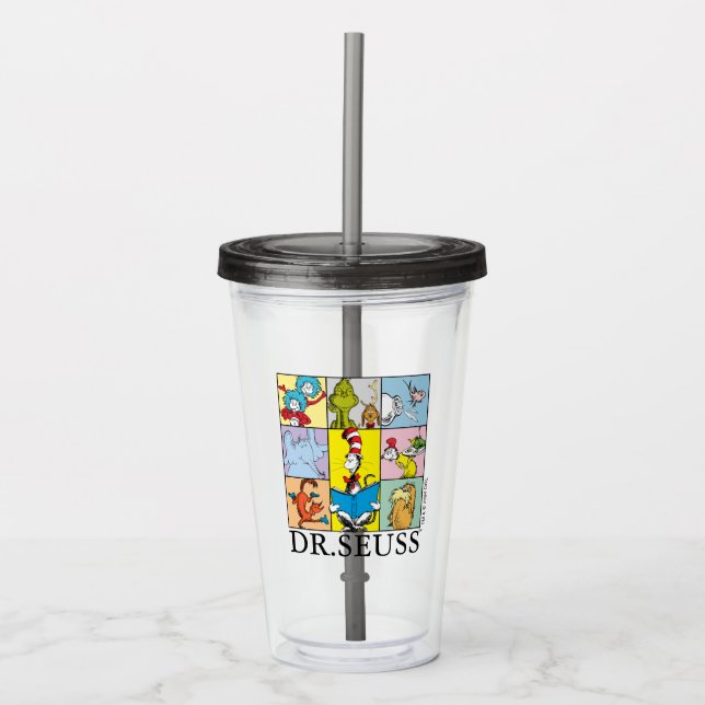 Verre En Acrylique Dr. Seuss | Histoires Graphiques (Devant)