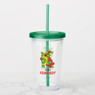 Verre En Acrylique Elmo Alphabet K Kiwi