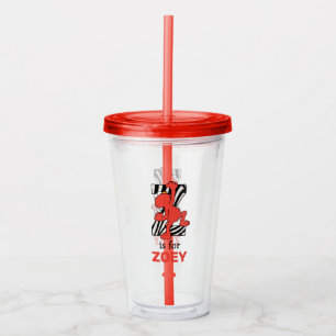 Verre En Acrylique Elmo Alphabet Z Zebra