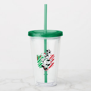 Verre En Acrylique Équipe d'Italie de football Graphique SYLVESTER™