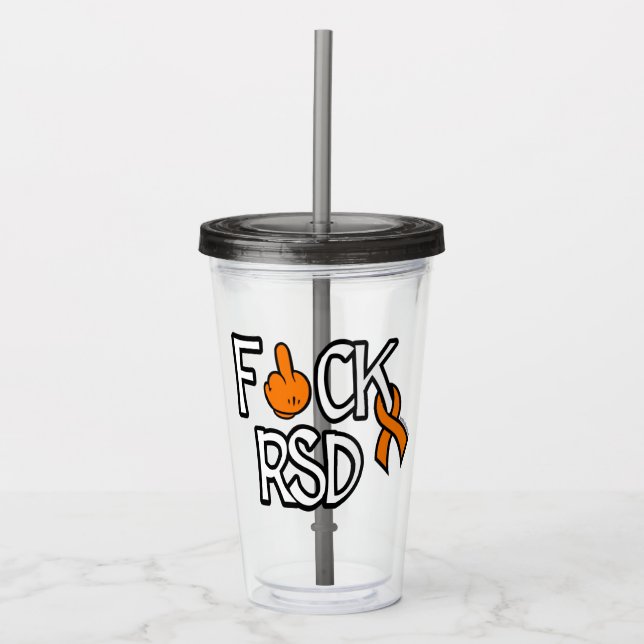 VERRE EN ACRYLIQUE F#CK RSD (Devant)