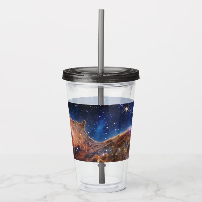 Verre En Acrylique Falaises cosmiques Carina Nebula Space Webb Telesc (Devant)