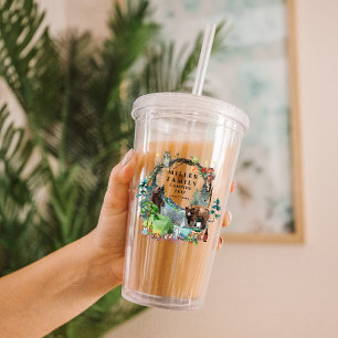 Verre En Acrylique Famille Réunion Camping Road Trip Personnalisé