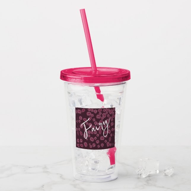 Verre En Acrylique féérique à personnaliser (Devant glace)