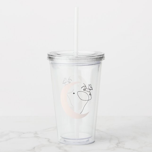 Verre En Acrylique Femme (Devant)