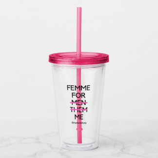 Verre En Acrylique Femme Pour Moi Tumbler