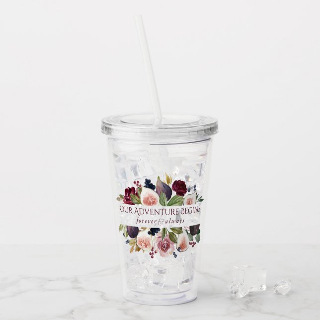 Verre En Acrylique Figues florissantes | Russe Fruit Blossom Keepsaké (Devant glace)