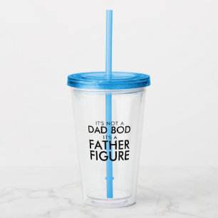 Verre En Acrylique Figure Papa Bod Père