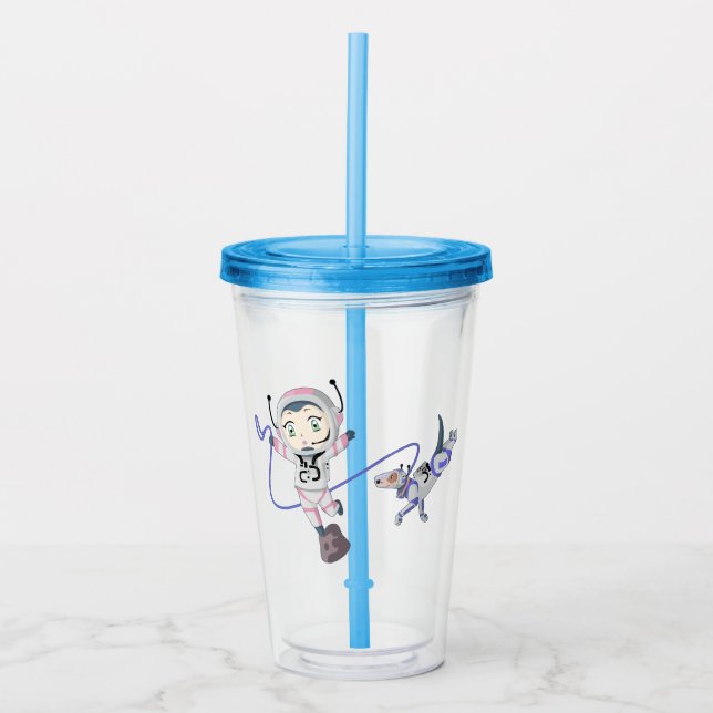 Verre En Acrylique Fille Astéroïde (Devant)