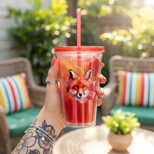 Verre En Acrylique Fox Acrylic Tumbler (Créateur téléchargé)