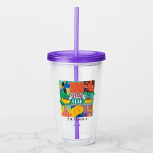 Verre En Acrylique FRIENDS™ Central Perk Graphique Vibrant