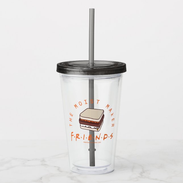 Verre En Acrylique FRIENDS™ | Le Moist Maker (Devant)
