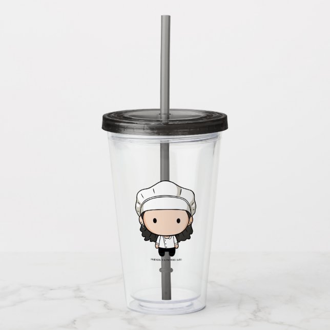 Verre En Acrylique FRIENDS™ | Monica Chibi (Devant)