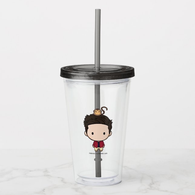 Verre En Acrylique FRIENDS™ | Ross Chibi (Devant)