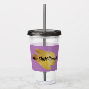 Verre En Acrylique Future tasse de paille de SheM