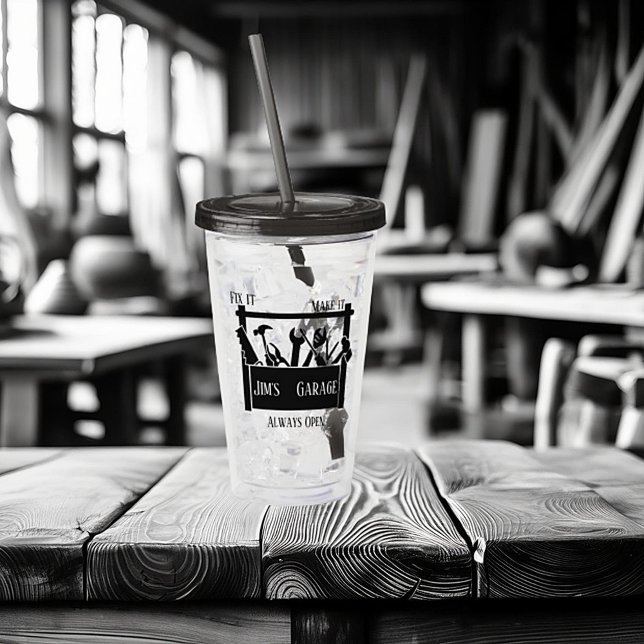 Verre En Acrylique Garage personnalisé    (Créateur téléchargé)