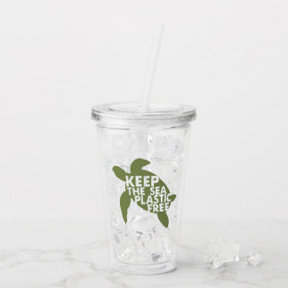 Verre En Acrylique Garder La Tortue Libre En Plastique De Mer