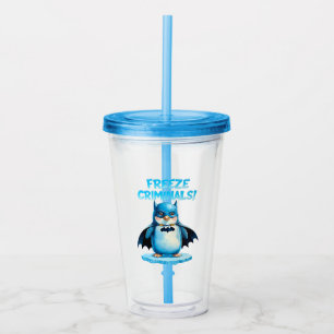 Verre En Acrylique Geler les criminels - Pingouin foncé