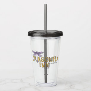 Verre En Acrylique Gilmore Girls Logo Dragonfly Inn Watercolor