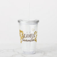 Gold Hibiscus Tropical Beach Nom