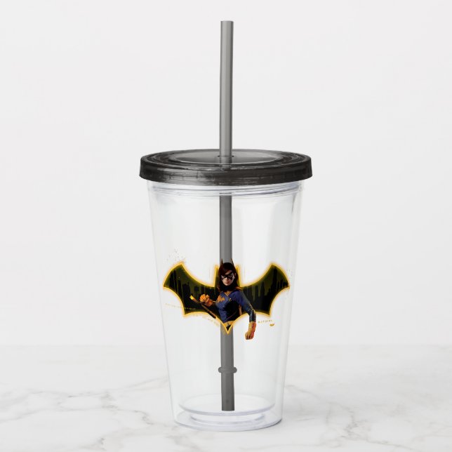 Verre En Acrylique Gotham Knights Batgirl en logo (Devant)