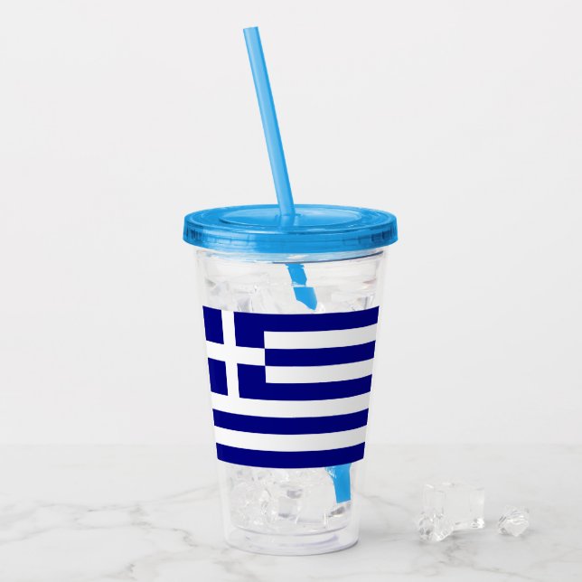 Verre En Acrylique Grèce (Devant glace)