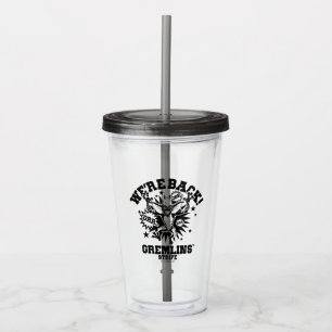 Verre En Acrylique Gremlins   Stripe Nous sommes de retour