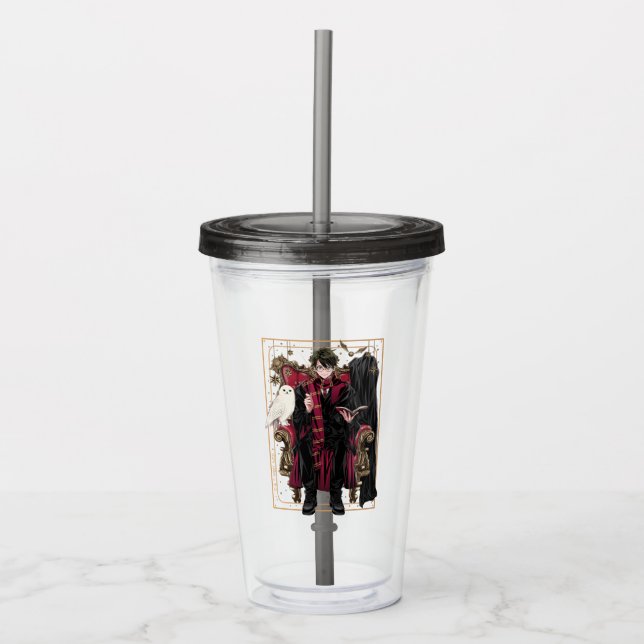 Verre En Acrylique HARRY POTTER™ | Anime HARRY POTTER™ assis (Devant)