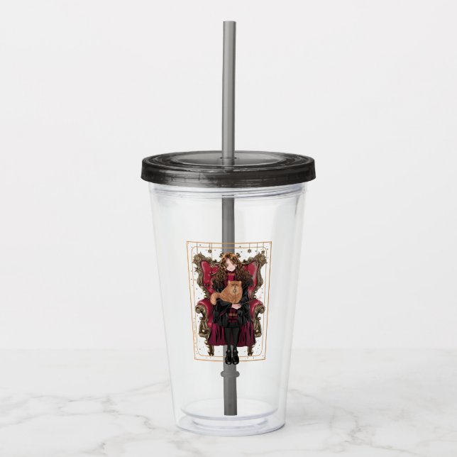 Verre En Acrylique HARRY POTTER™ | Anime Hermione Granger assis (Devant)
