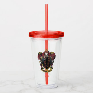Verre En Acrylique HARRY POTTER™ | Anime Ron Weasley House Crest